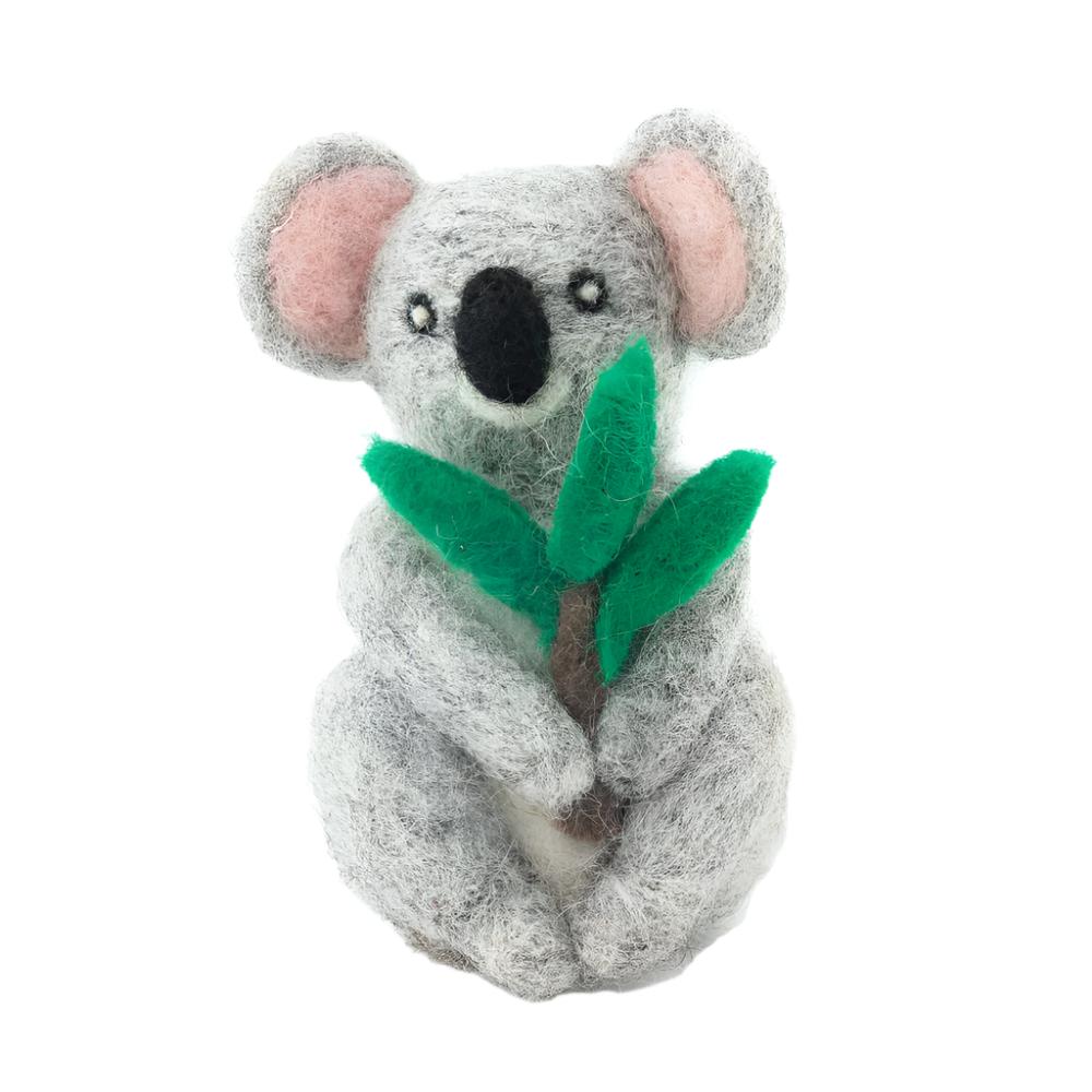 Handmade Felted Animal - Koala