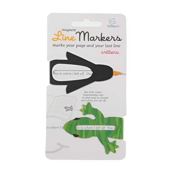 Line Markers Book Marks - Critters