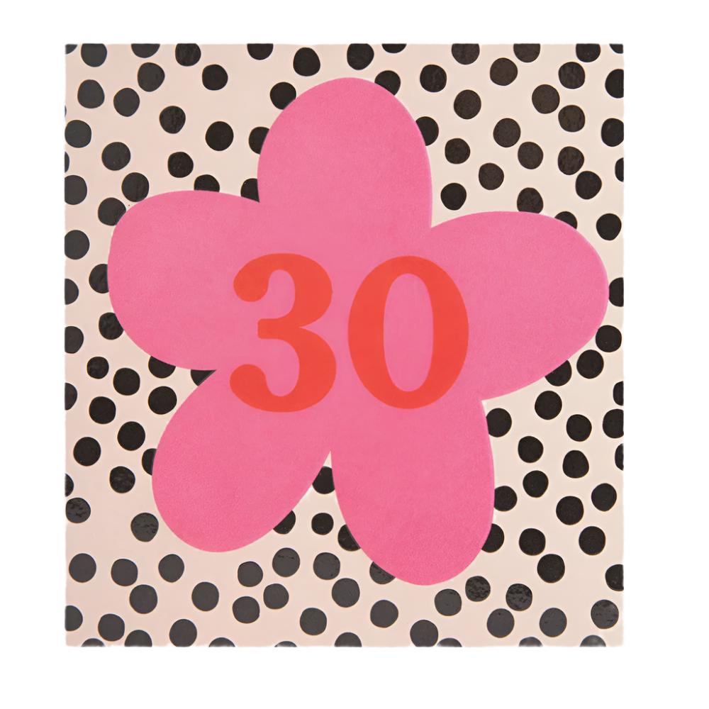 30 Flower Card