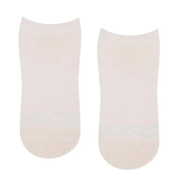 Classic Low Rise Grip Socks - Miami Art Deco