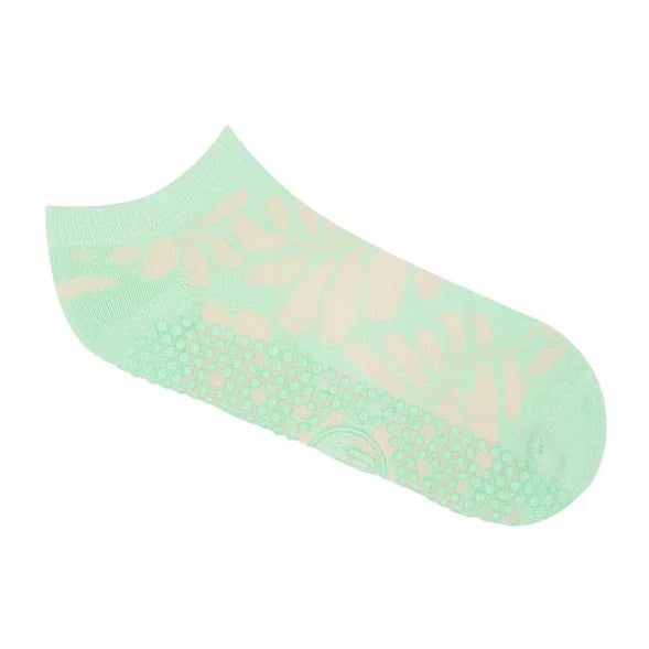 Classic Low Rise Grip Socks - Mint Canvas