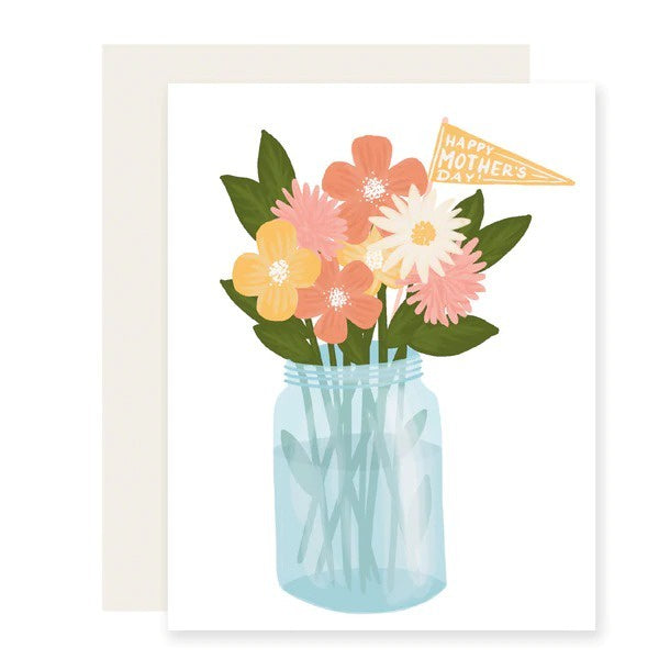 Mother's Day Flower Jar Card