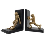 Gold Monkey Bookends