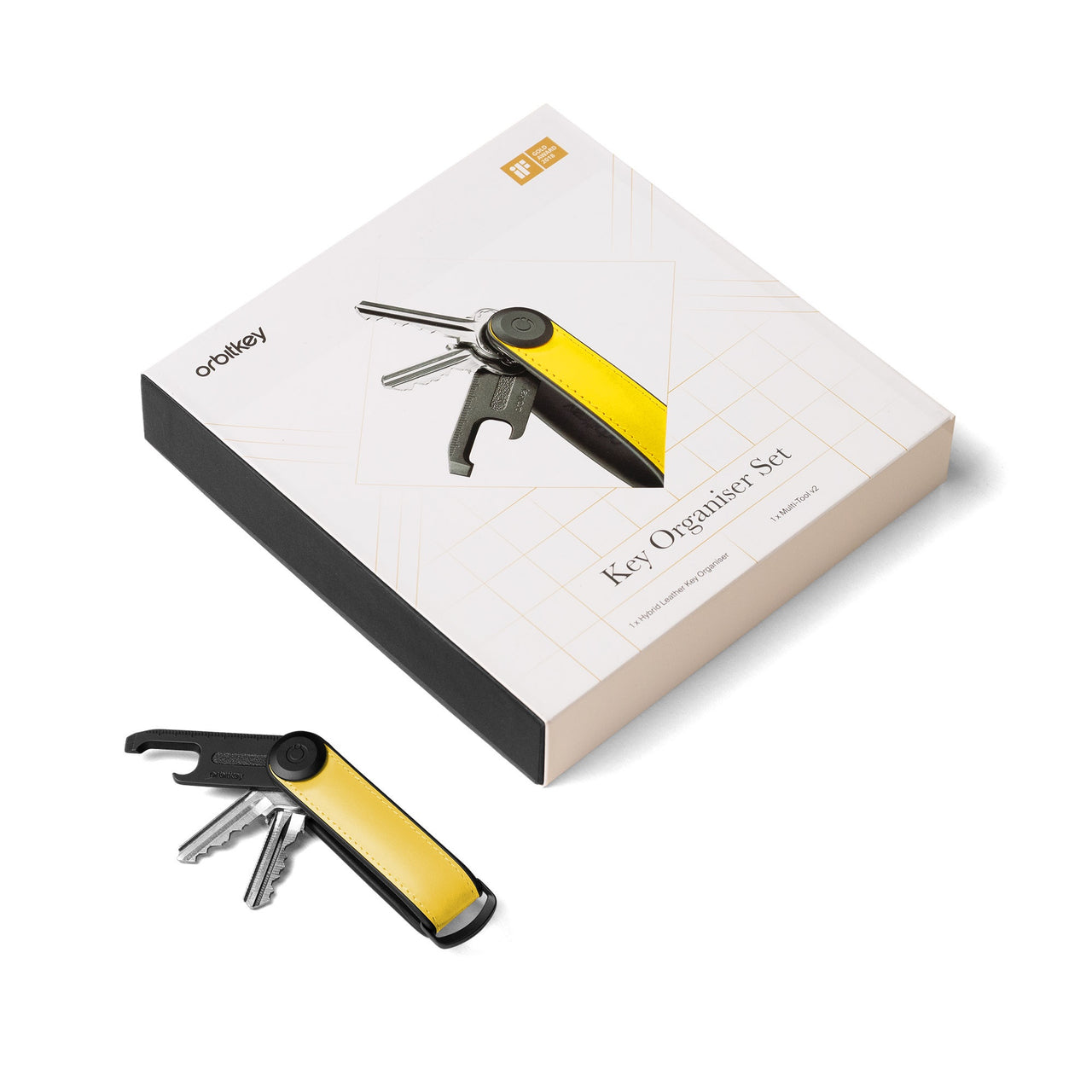 Key Organiser Set - Solar Yellow