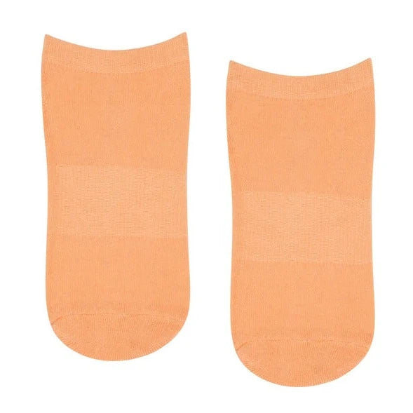 Classic Low Rise Grip Socks - Peach Fuzz