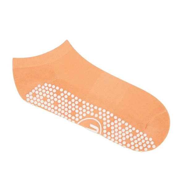 Classic Low Rise Grip Socks - Peach Fuzz