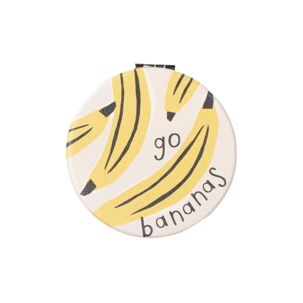 CG Pocket Mirror Round -  Bananas