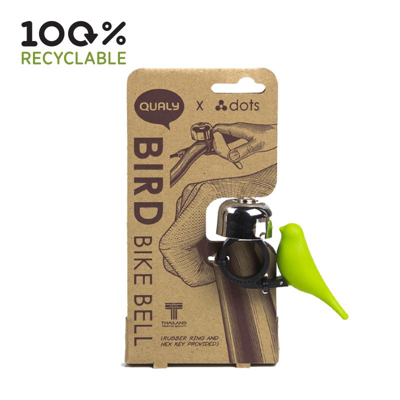 Bird Bike Bell - Green