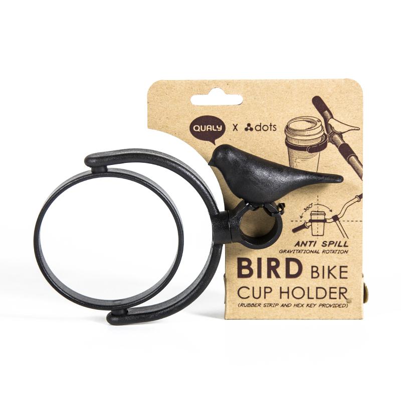 Bird Bike Cup Holder - Black