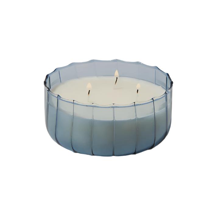 Ripple Candle 12oz - Peppered Indigo