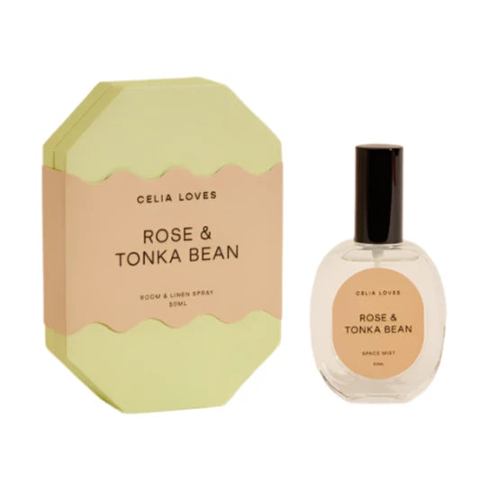 Celia Loves Room Spray - Rose & Tonka Bean