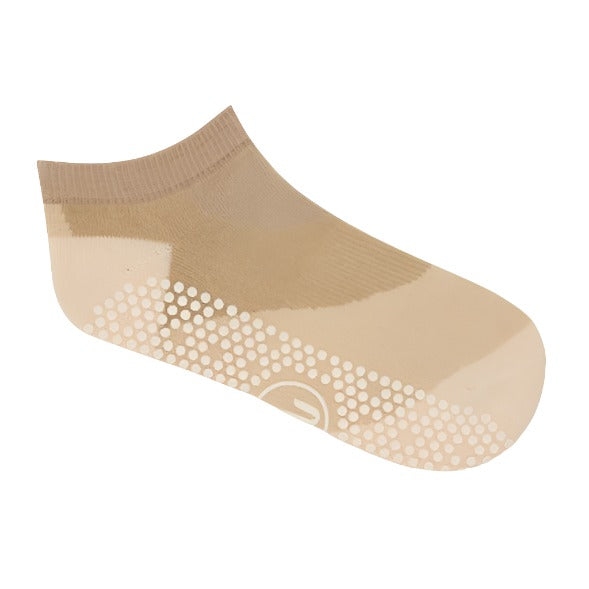 Classic Low Rise Grip Socks - Sand Stone