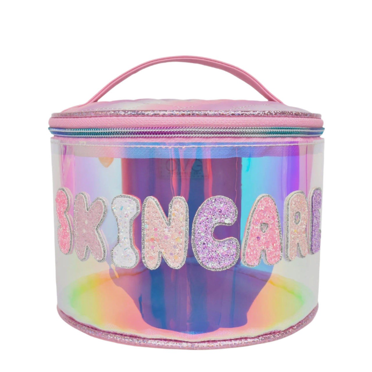 Rounded Glam Bag - Glazed Clear "Skincare"