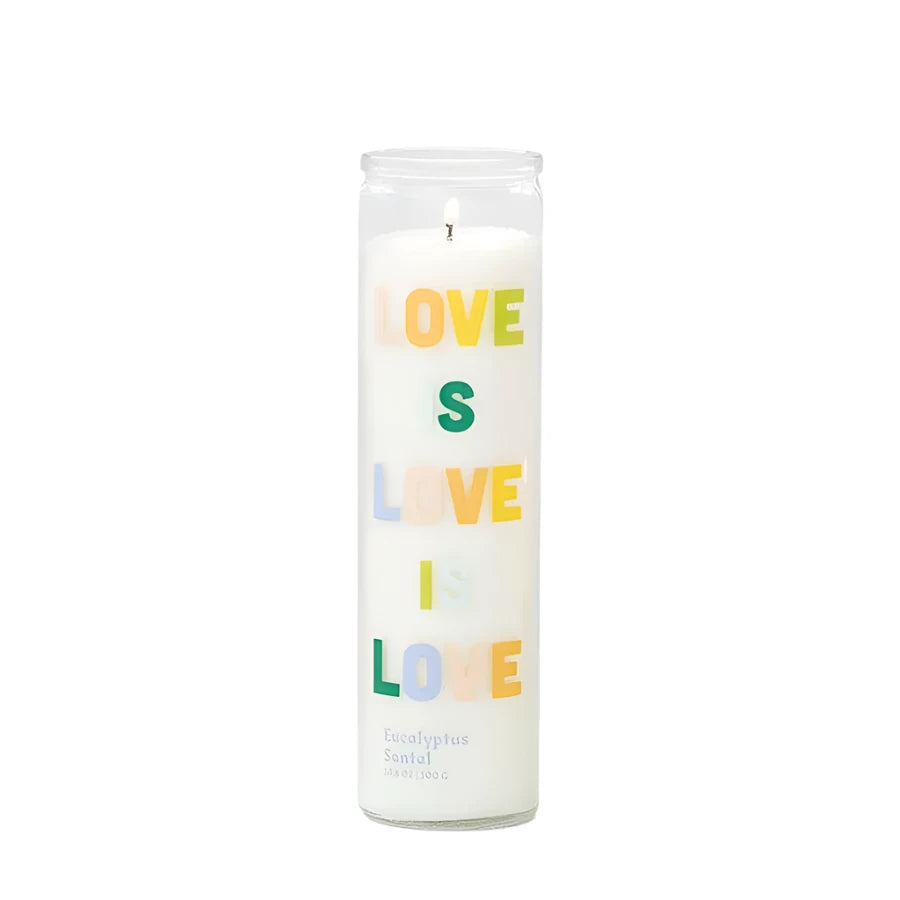 Spark Candle 10.6oz - Love Is Love Is Love (Eucalyptus & Santal)