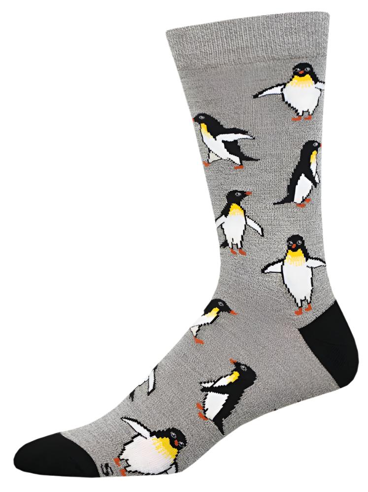 Men's Bamboo Socks - Penguin