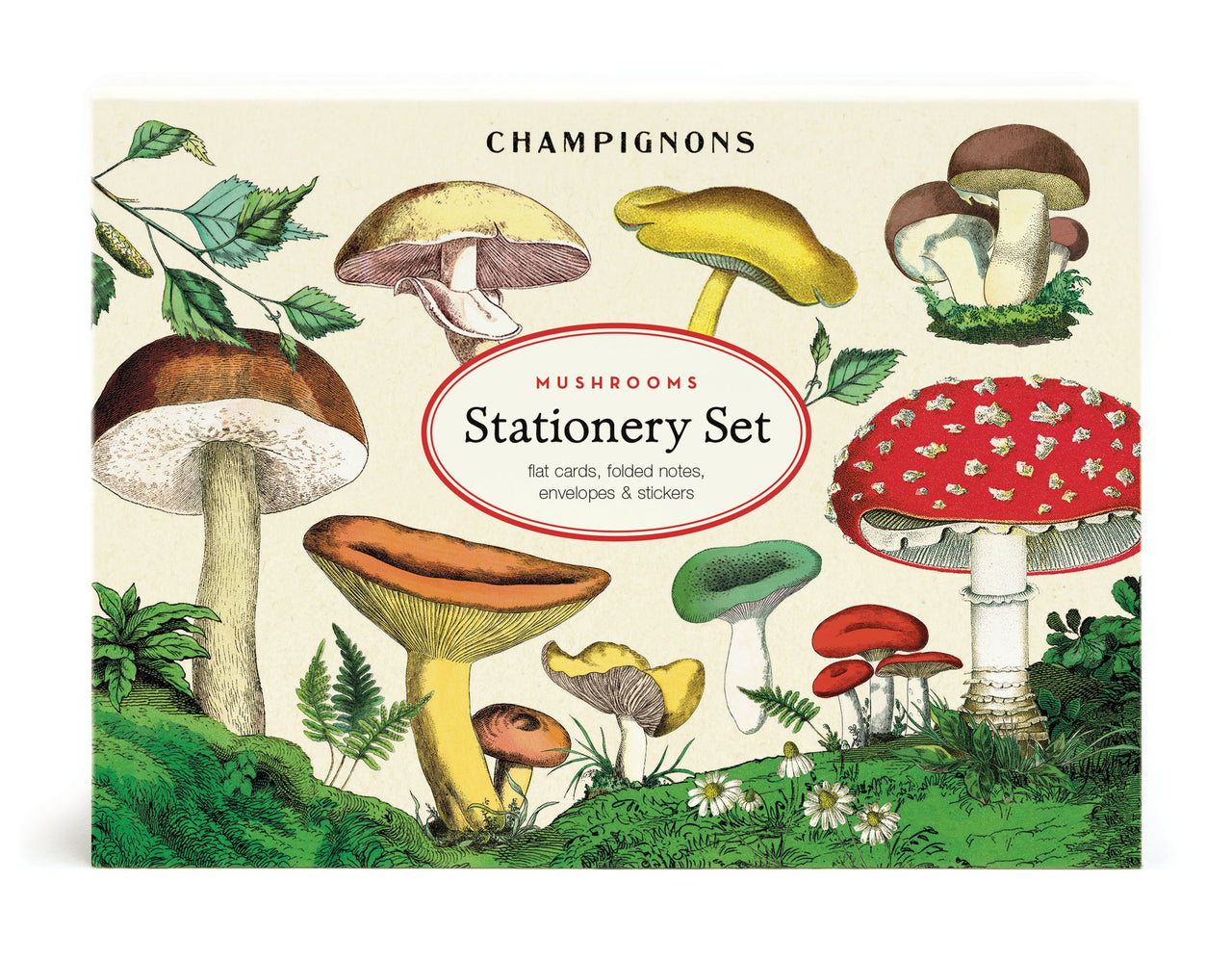 Stationery Set - Mushrooms