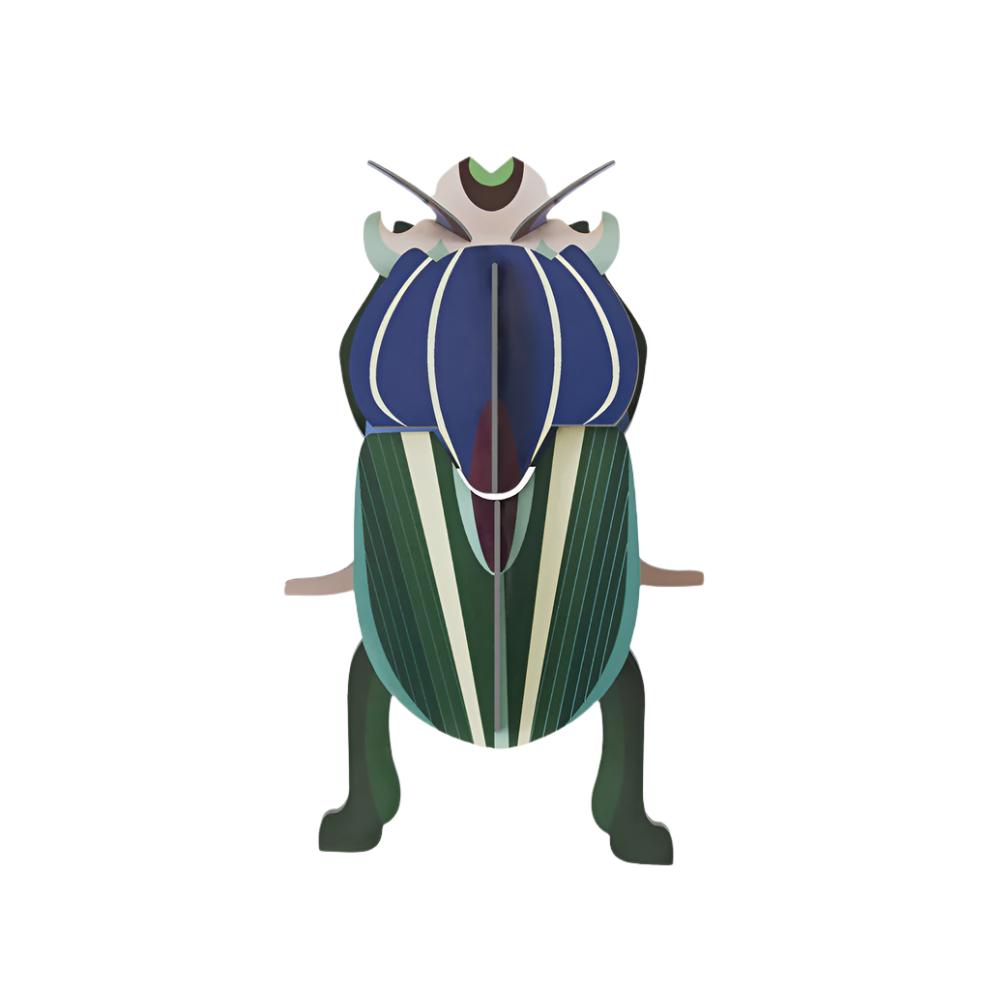 Cardboard Wall Art - Mimela Scarab Beetle