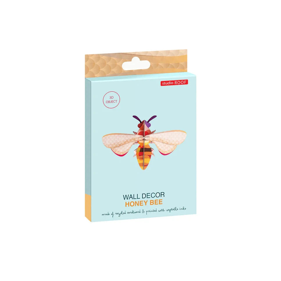 Cardboard Wall Art Small - Honey Bee