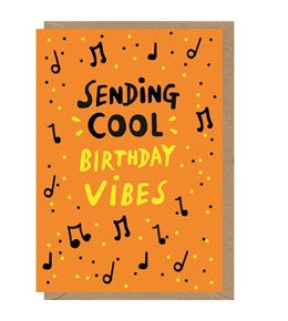 Sending Cool Birthday Vibes Card