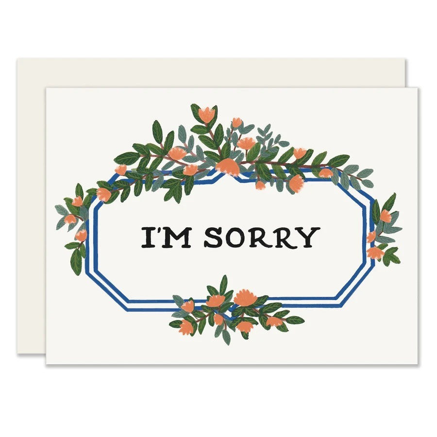 I'm Sorry Leafy Marquee Card