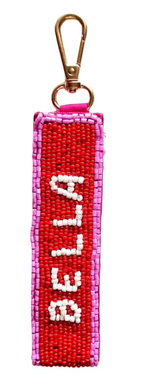 Beaded Keychain - Ciao Bella