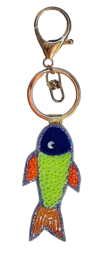 Beaded Keychain - Fish