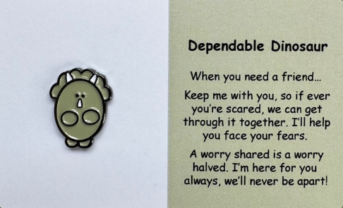 Little Joys Pin - Dependable Dinosaur