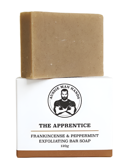 The Apprentice - Frankincense & Peppermint Exfoliating Bar Soap 120g