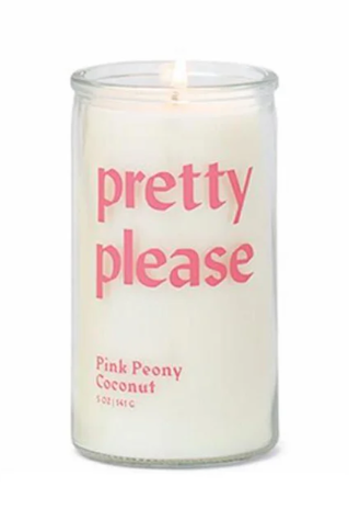 Spark 141g Pink Peony Coconut Candle - Pretty Please