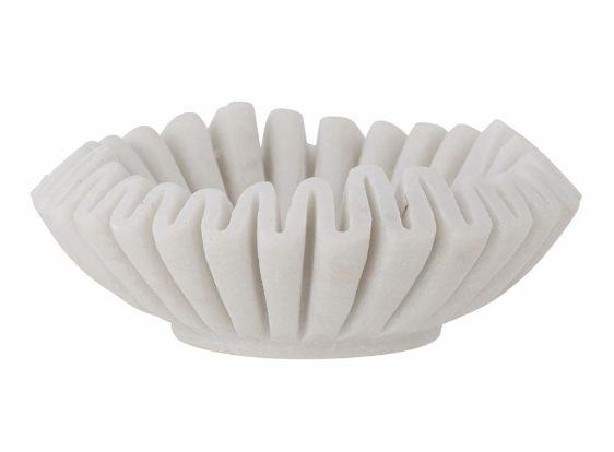 Harmonia Bowl - White Marble