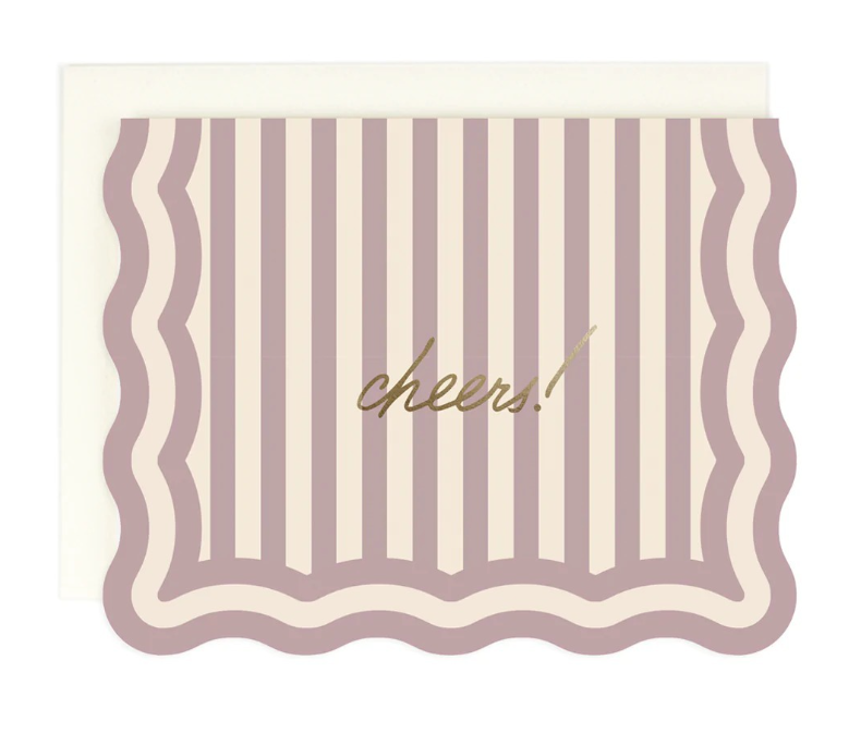 Cheers! Striped Card