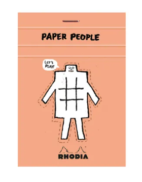 Paper People No. 12 Top Stapled Notepad - Pocket, 5x5 Grid