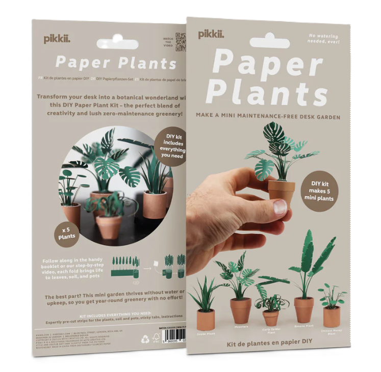 Paper Plants Origami (Set of 5)