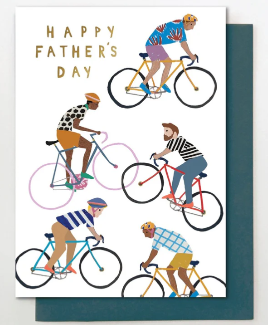 Happy Father's Day Bikes Card