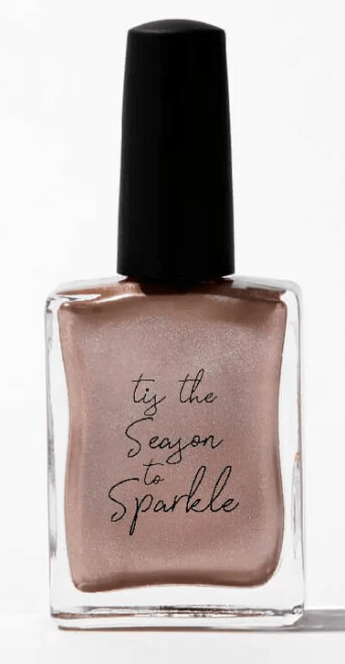 Beysis 'Tis The Season to Sparkle' Nail Polish / Metallic Gold