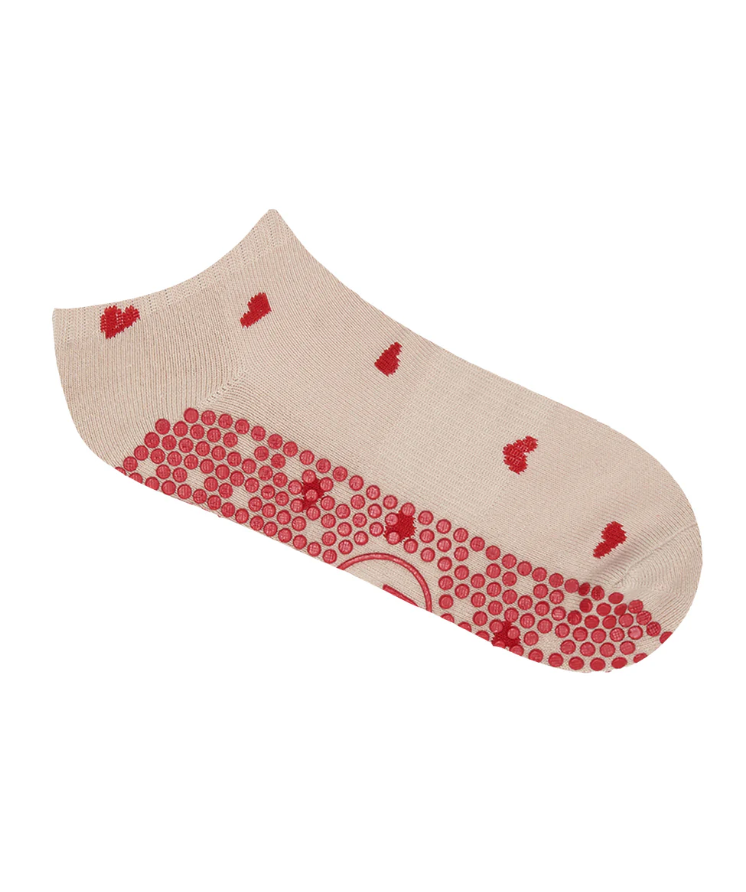 Classic Low Rise Grip Socks - Love Me