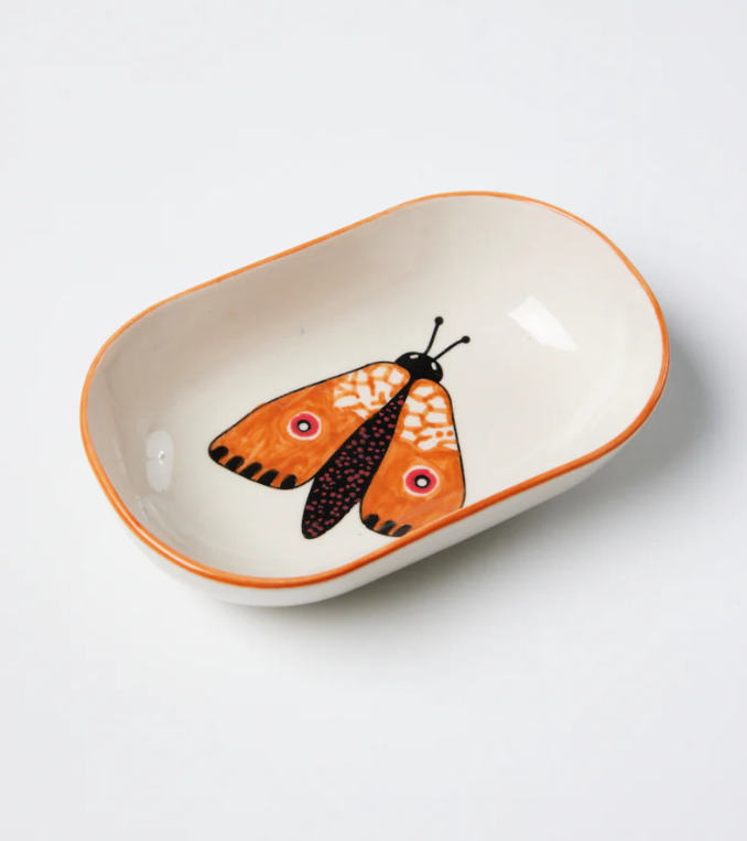 Moth Party Dish Orange