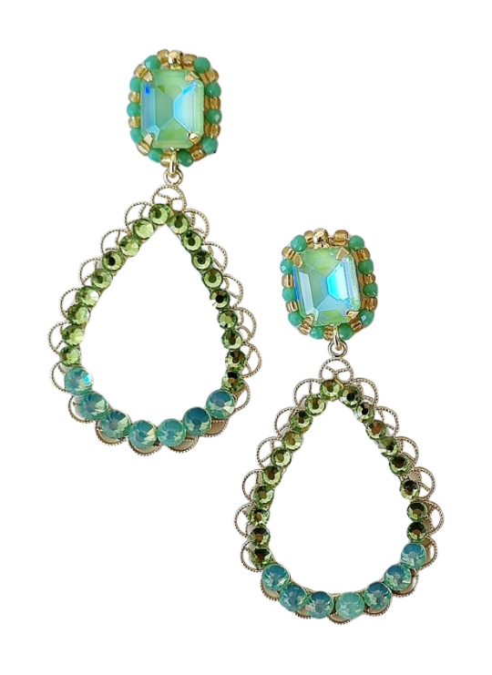 Aramis Gem Earring - Green