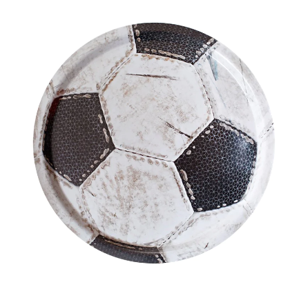 Vintage Sports Tray - Worn Soccer Ball