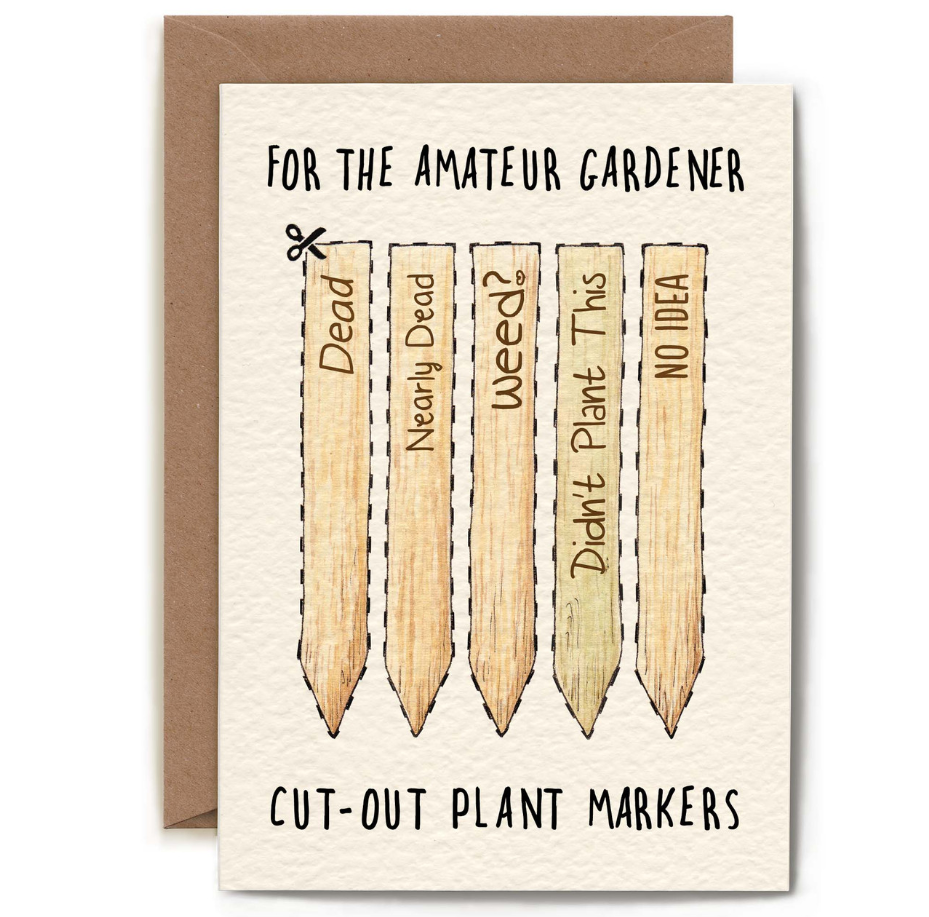 Amateur Gardener Card