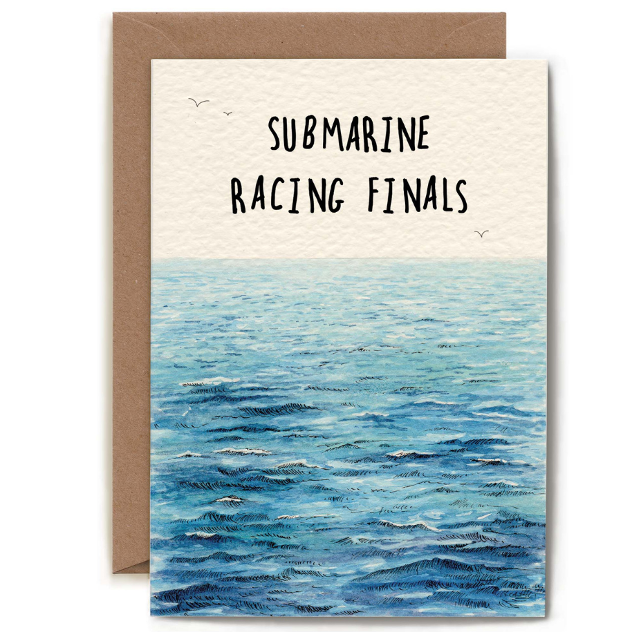 Submarine Racing Finals Card