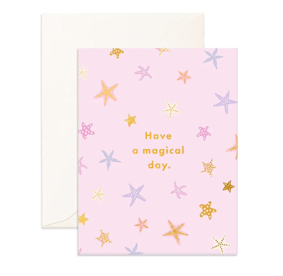 Magical Day Starfish Greeting Card