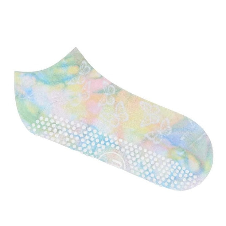 Classic Low Rise Grip Socks - Social Butterfly