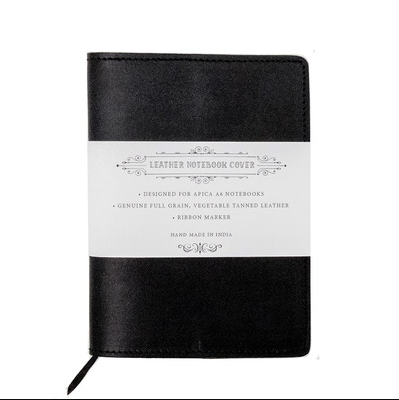 A6 Notebook With Leather Jacket