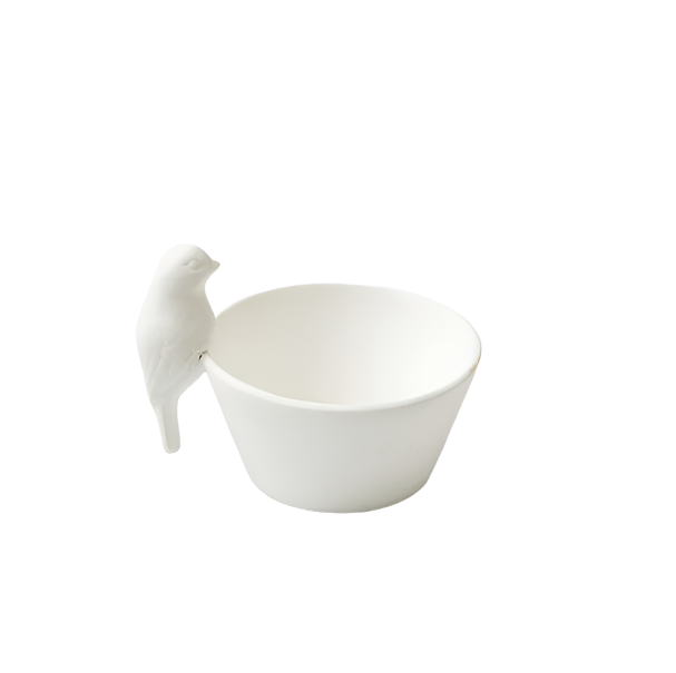 Mini Bird Bowl - White