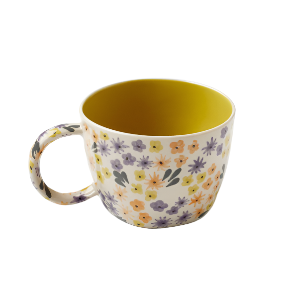 Ditsy Mug - Chartreuse