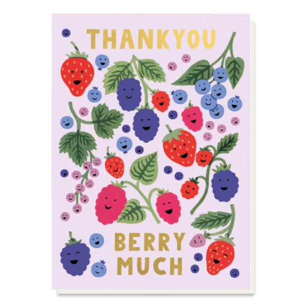 Thank You Berry Much Card