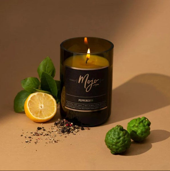 Black Wine Candle - Peppercorn