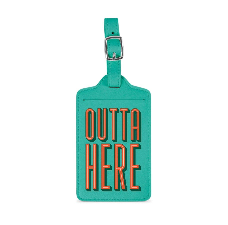 Wander Ware Luggage Tag - Outta Here