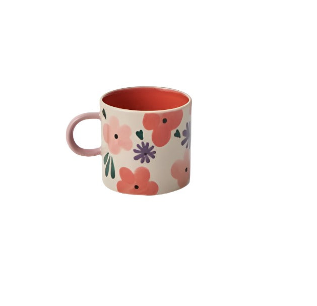 Ditsy Espresso Mug - Pink